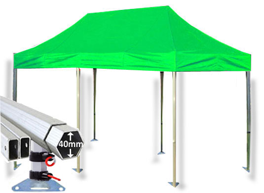 3m x 6m Extreme 40 Instant Shelter Lime Green Main Image