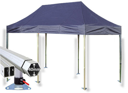 3m x 6m Extreme 40 Instant Shelter Navy Blue Main Image
