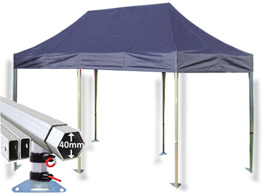 3m x 6m Extreme 40 Instant Shelter Navy Blue Main Image