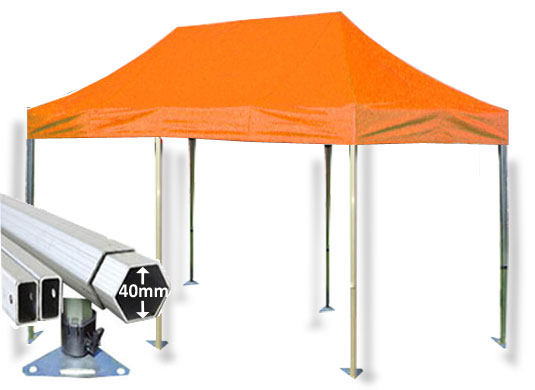 3m x 6m Extreme 40 Instant Shelter Orange Main Image