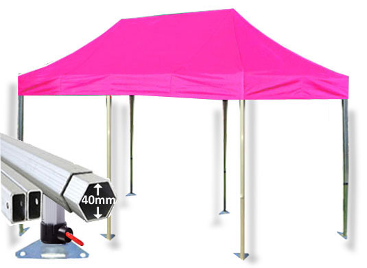 3m x 6m Extreme 40 Instant Shelter Pink Main Image