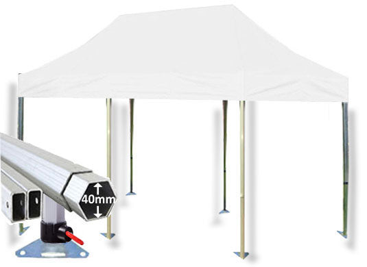 3m x 6m Extreme 40 Instant Shelter White Main Image
