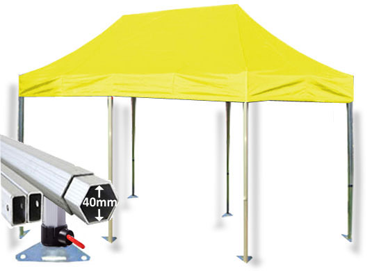 3m x 6m Extreme 40 Instant Shelter Yellow Main Image