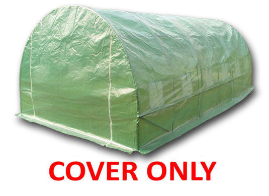 6m x 3m Zip Door Model Polytunnel Replacement Cover Main Image
