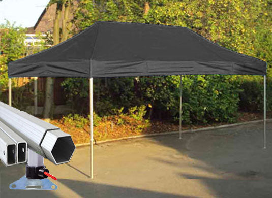 3m x 4.5m Extreme 40 Instant Shelter Black Image 2