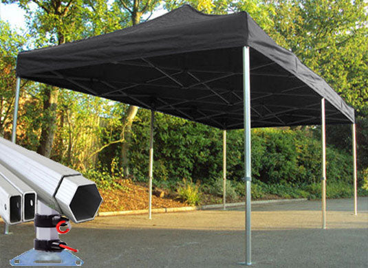 5m x 2.5m Extreme 40 Instant Shelter Black Image 2