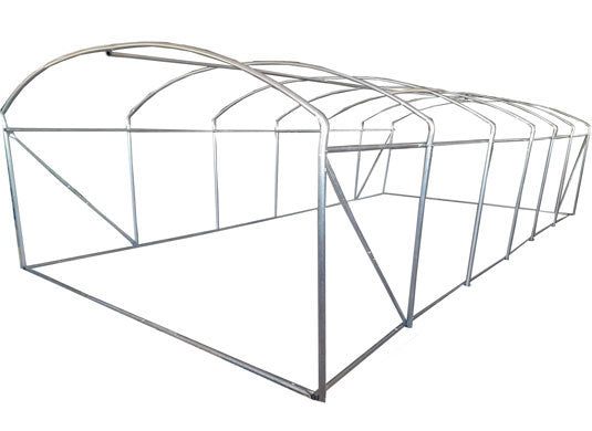 6m x 3m (20' x 10' approx) Extreme Poly Tunnel Frame Only Main Image