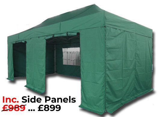 3m x 6m Extreme 50 Instant Shelter Green Image 13