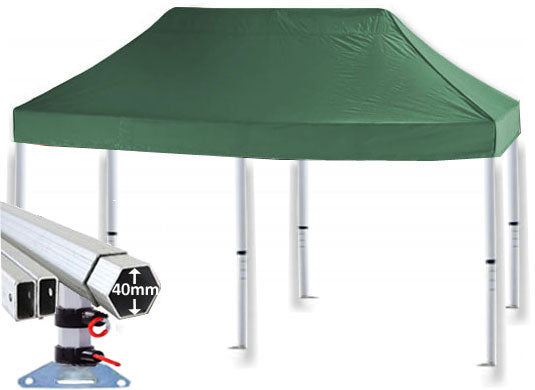 5m x 2.5m Extreme 40 Instant Shelter Green Main Image