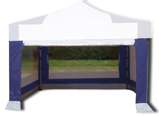 3m x 3m Extreme 50 Instant Shelter Sidewalls Navy Blue/White Main Image