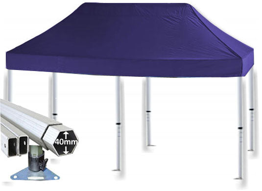 5m x 2.5m Extreme 40 Instant Shelter Navy Blue Main Image