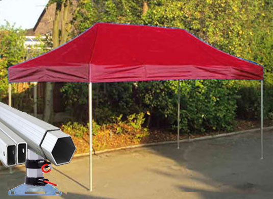 3m x 4.5m Extreme 40 Instant Shelter Red Image 2