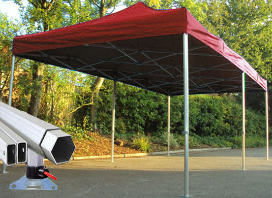 3m x 6m Extreme 40 Instant Shelter Red Image 2