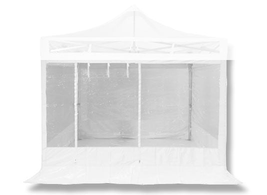 3m x 3m Extreme 40 Instant Shelter Sidewalls Clear Main Image