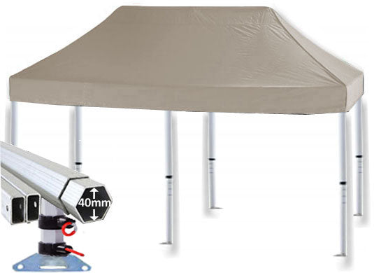 5m x 2.5m Extreme 40 Instant Shelter Silver Main Image
