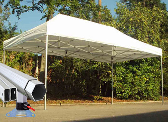 3m x 4.5m Extreme 40 Instant Shelter White Image 2