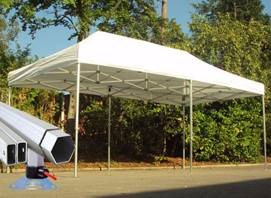 3m x 6m Extreme 40 Instant Shelter White Image 2