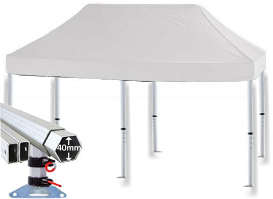 5m x 2.5m Extreme 40 Instant Shelter White Main Image
