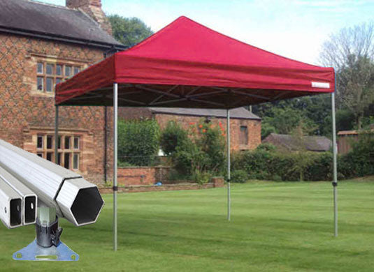 3m x 3m Extreme 40 Instant Shelter Red Image 2