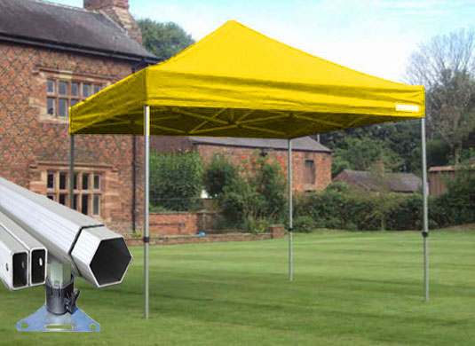 3m x 3m Extreme 40 Instant Shelter Yellow Image 2