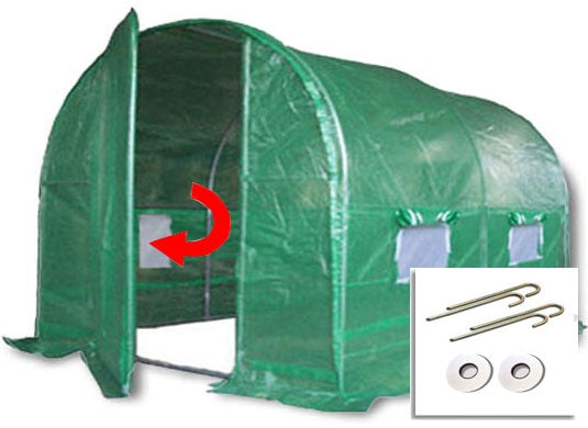 3m x 2m Pro+ Green Poly Tunnel Main Image
