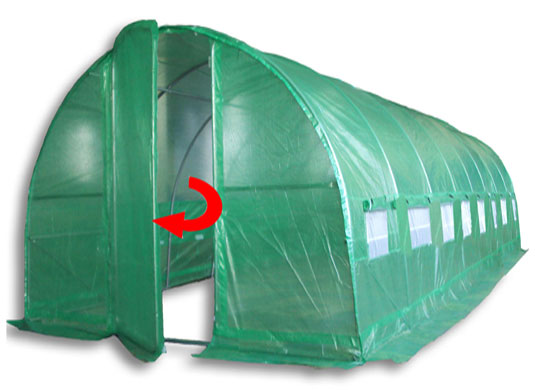 8m x 3m Pro+ Green Poly Tunnel Main Image
