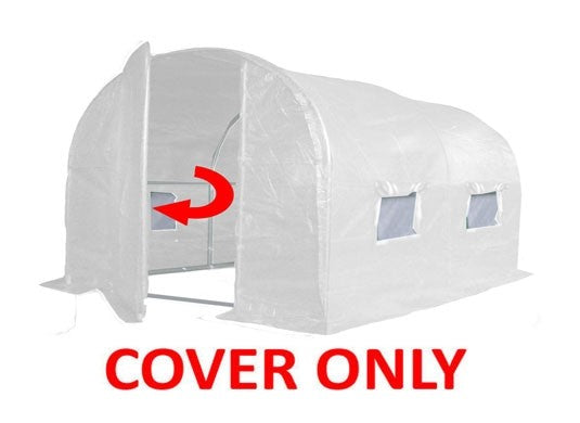 3m x 2m Pro+ White Poly Tunnel Replacement Cover Main Image