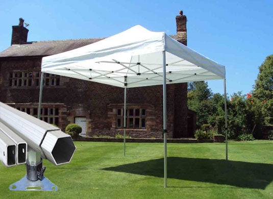 3m x 3m Extreme 40 Instant Shelter White Image 2