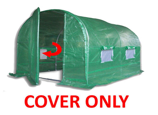 3m x 2m Pro+ Green Poly Tunnel Replacement Cover Main Image