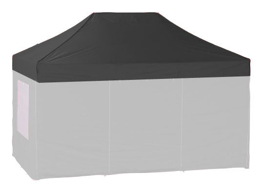 3m x 2m Compact 40 Instant Shelter Replacement Canopy Black Main Image