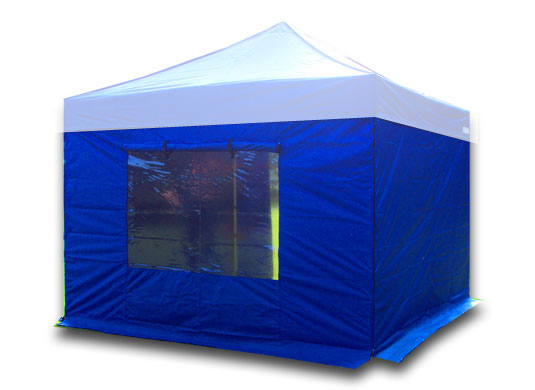 3m x 3m Compact 40 Instant Shelter Sidewalls Royal Blue Main Image