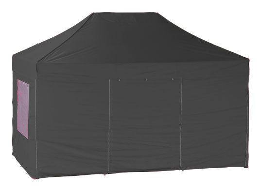 3m x 2m Trader-Max 30 Instant Shelter Pop Up Gazebos Black Image 9