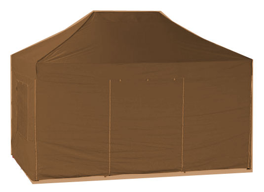 3m x 2m Trader-Max 30 Instant Shelter Pop Up Gazebos Brown Image 9