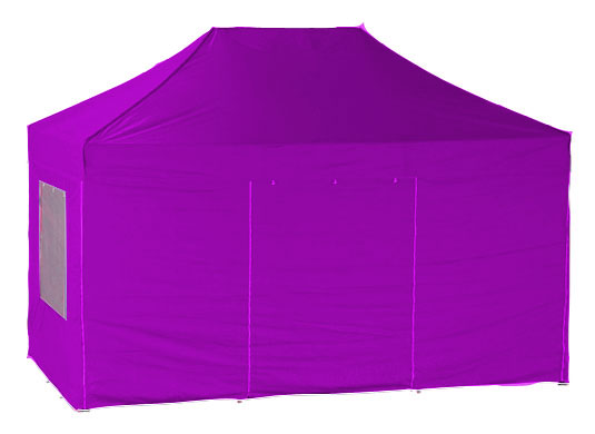3m x 2m Trader-Max 30 Instant Shelter Pop Up Gazebos Purple Image 9