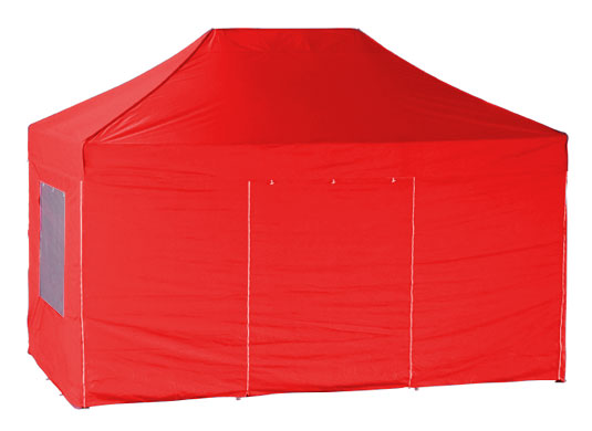 4m x 2m Extreme 50 Instant Shelter Pop Up Gazebos Red Image 14