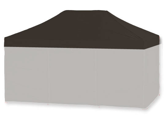 3m x 4.5m Extreme 40 Instant Shelter Replacement Canopy Black Main Image