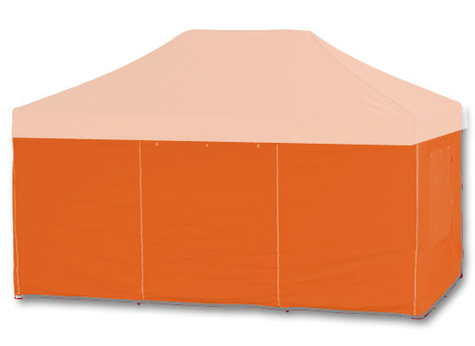 3m x 4.5m Compact 40 Instant Shelter Sidewalls Orange Main Image