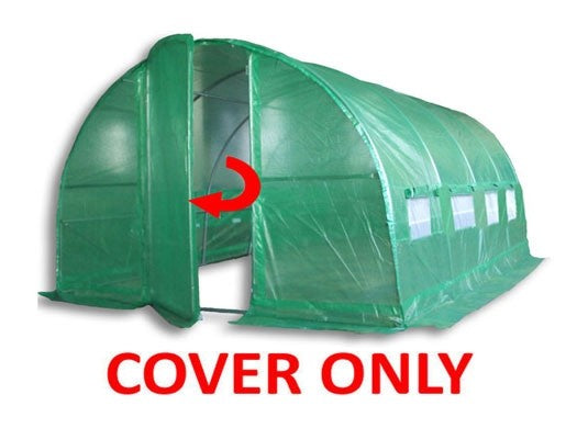 4m x 3m Pro+ Green Poly Tunnel Replacement Cover Main Image