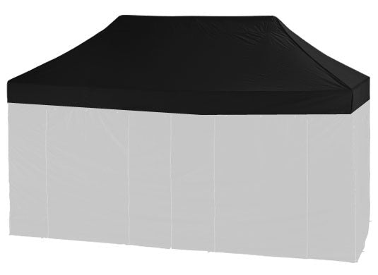 5m x 2.5m Trader-Max 30 Instant Shelter Replacement Canopy Black Main Image