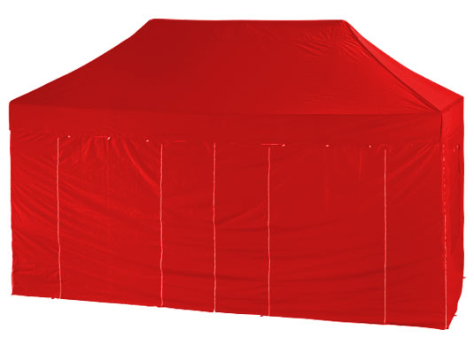 5m x 2.5m Trader-Max 30 Instant Shelter Red 11