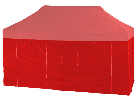 5m x 2.5m Trader-Max 30 Instant Shelter Sidewalls Red Main Image
