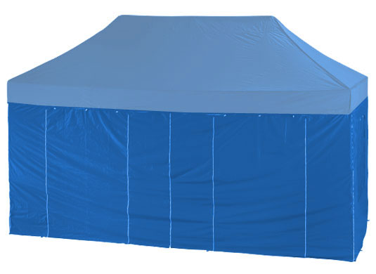 5m x 2.5m Trader-Max 30 Instant Shelter Sidewalls Royal Blue Main Image