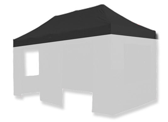 3m x 6m Trader-Max 30 Instant Shelter Replacement Canopy Black Main Image