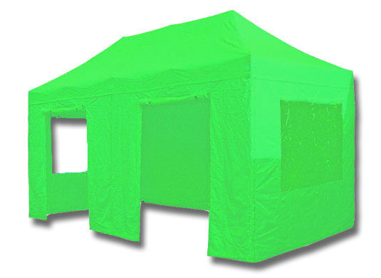 3m x 6m Trader-Max 30 Instant Shelter Lime Green Image 11