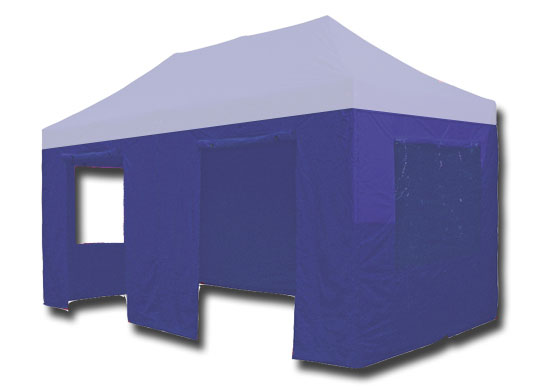 3m x 6m Trader-Max 30 Instant Shelter Sidewalls Navy Blue Main Image