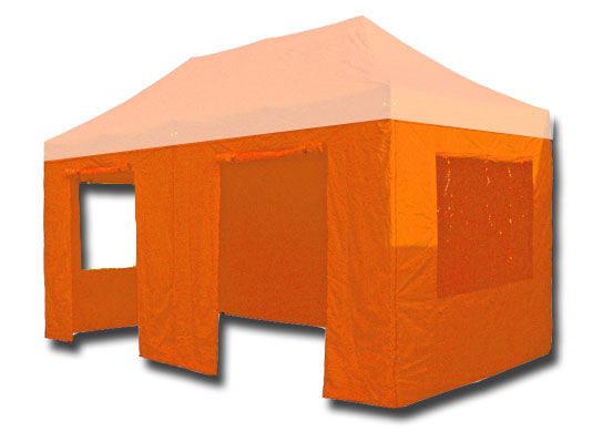 3m x 6m Trader-Max 30 Instant Shelter Sidewalls Orange Main Image