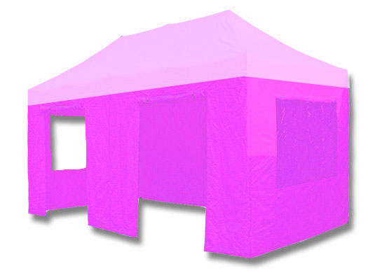 3m x 6m Trader-Max 30 Instant Shelter Sidewalls Pink Main Image