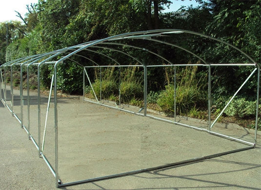 8m x 3.5m Pro Max Poly Tunnel Frame Only Main Image