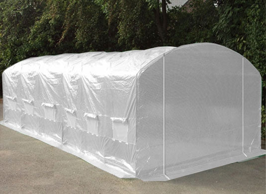 8m x 3.5m Pro Max White Poly Tunnel Image 2