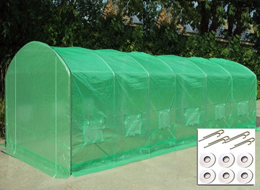 8m x 3.5m Pro Max Green Poly Tunnel Main Image